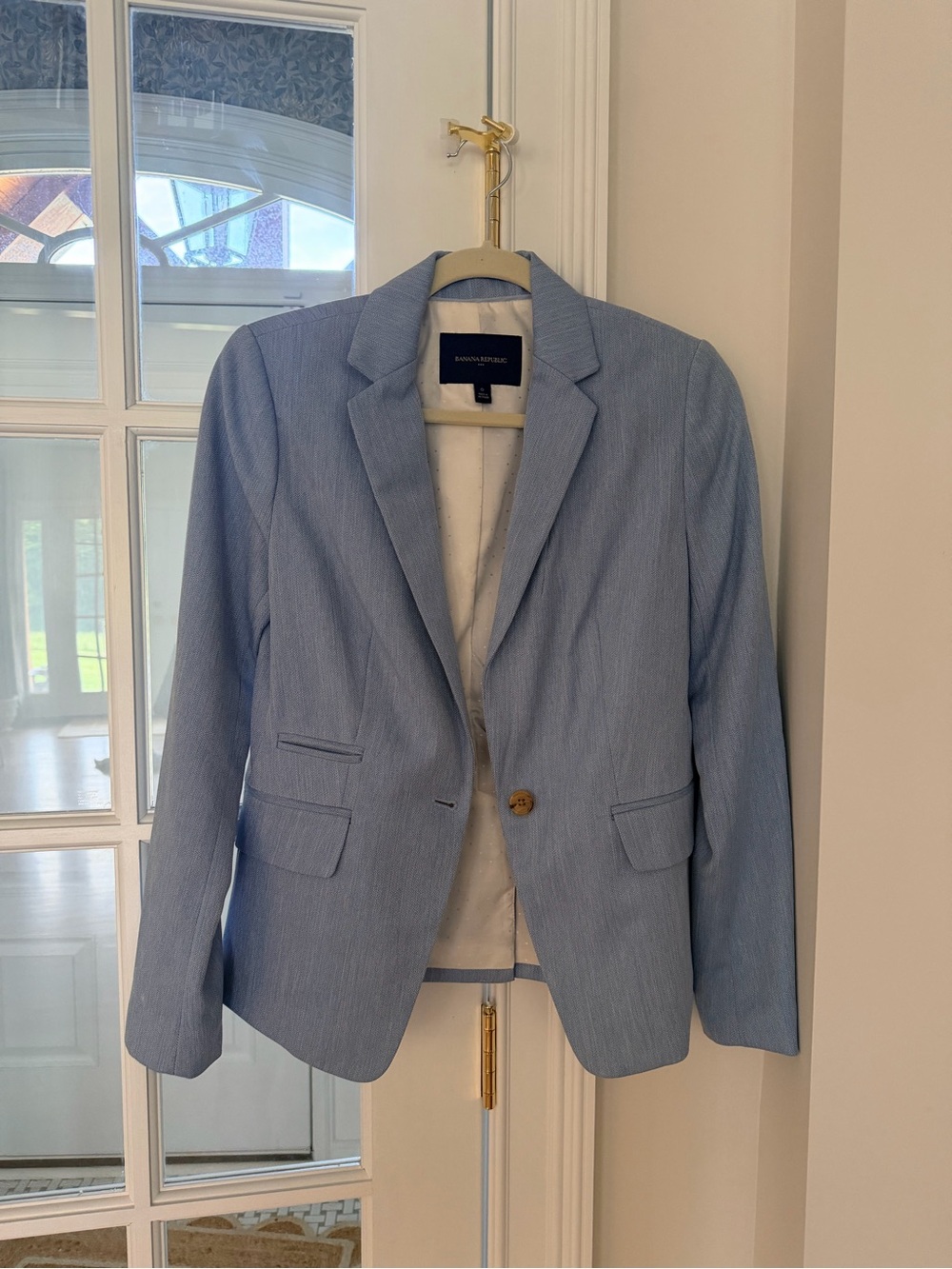 Banana Republic Light Blue Blazer